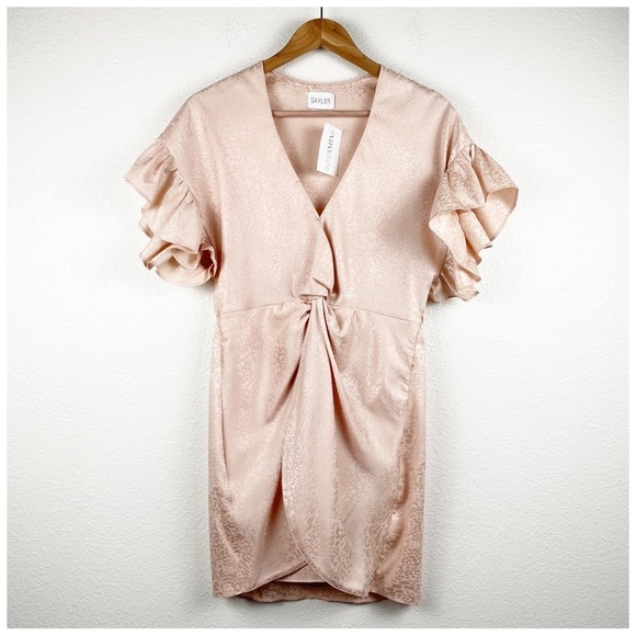 NWT Saylor Brookey Mini Dress in Blush Size‎ Small - Picture 3 of 9